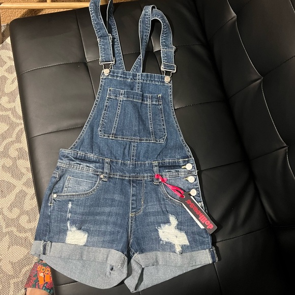 Denim jean overalls - Picture 2 of 4